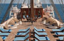 Sea Cloud Spirit sundeck